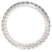 David Yurman Eden Sapphire Band Ring in Platinum