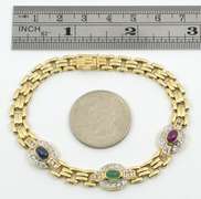 Pretty 14k Bracelet with Color