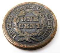1847 U.S. Large Cent Coin