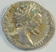 Septimius Severus Roman Silver Denarius, 193-211 AD with Hercules