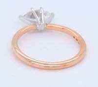 Sparkling Rose Gold Marquise Lab Grown Diamond Ring