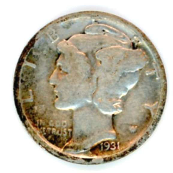 1931-D Silver Mercury Dime