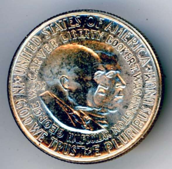1952 BU Washington-Carver Commemorative Silver Half Dollar