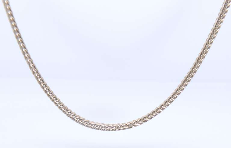 Vintage 925 Sterling Silver Snake Chain Necklace