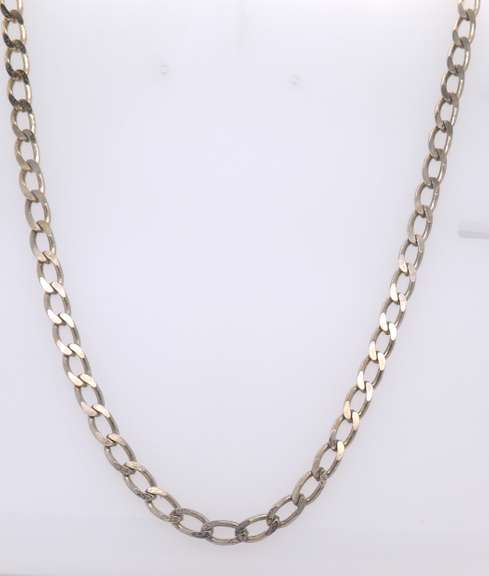 Vintage Italian 925 Sterling Silver chain Necklace