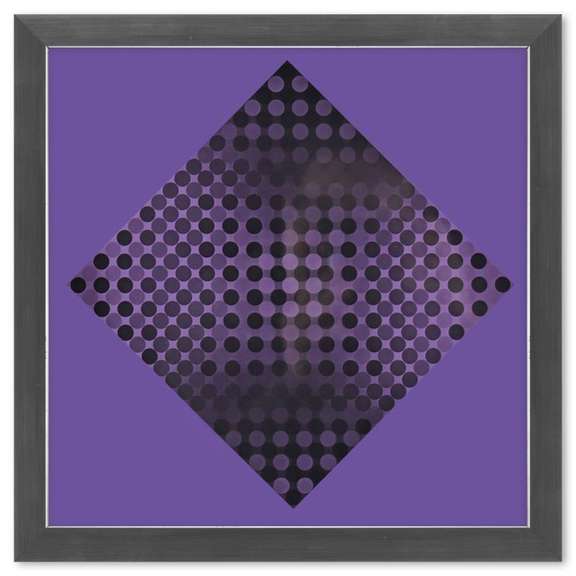 CTA - 102 (Diptych) Print by Vasarely (1908-1997)
