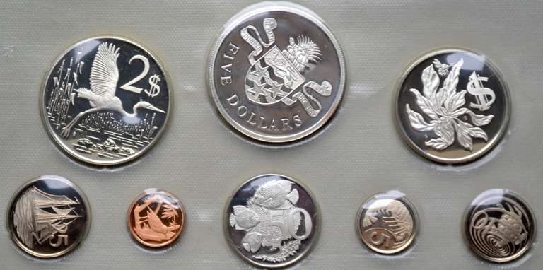 1974 8 Piece Cayman Islands Proof Set
