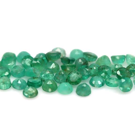 Large 7.36ct 43 piece Zambian Emerald parcel