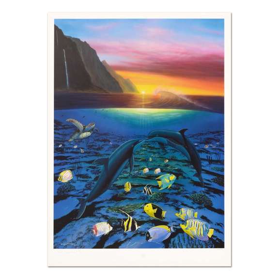 Kiss for the Sea Limited Edition by Wyland