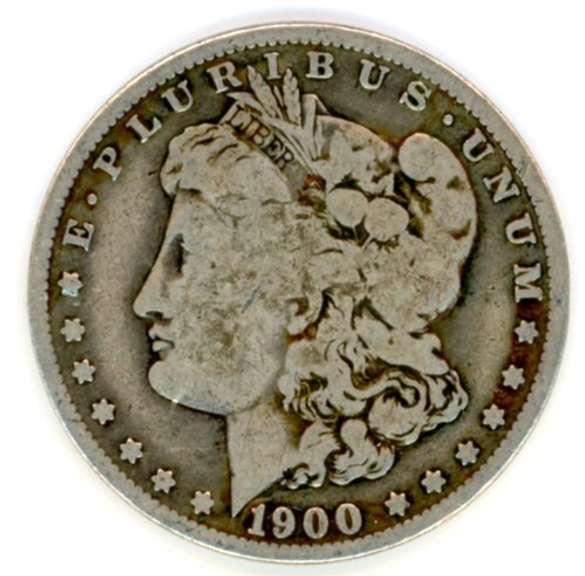 1900-O Morgan Silver Dollar
