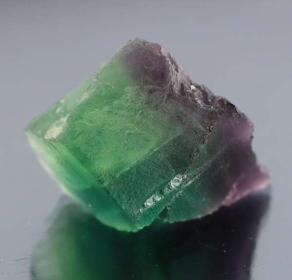 Glowing! 167.21ct Bi-color Fluorite matrix