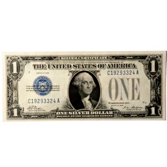 $1 1928 Funnyback Silver Certificate