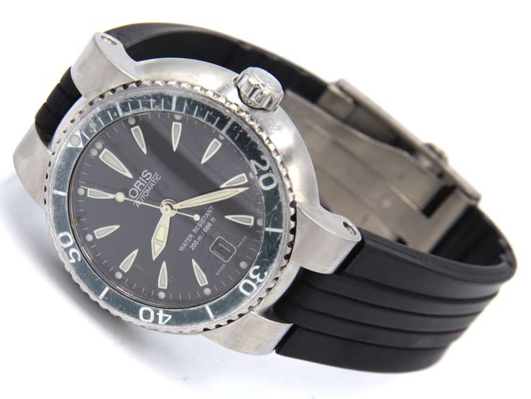 Oris Divers Automatic Rubber Band Watch