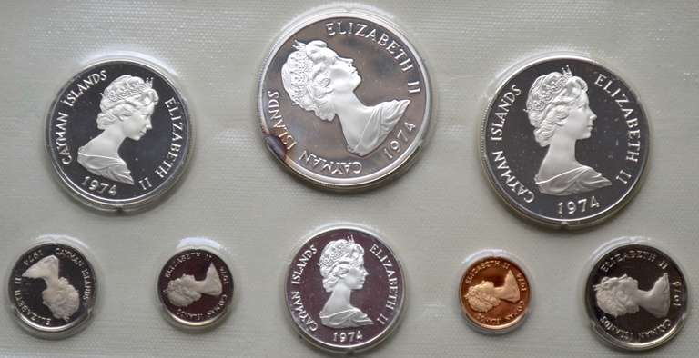 1974 8 Piece Cayman Islands Proof Set