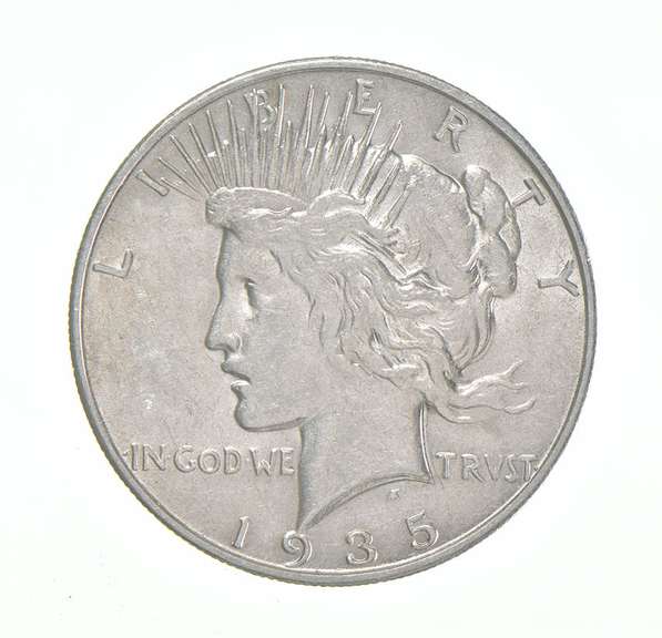 1935-S Peace Silver Dollar