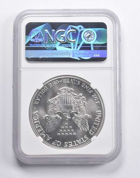 MS70 1987 American Silver Eagle NGC