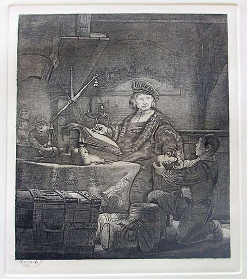 Rembrandt, The Goldweigher
