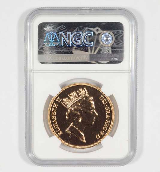 MS69 DPL 1995 Great Britain 5 Sovereign - Graded NGC