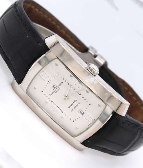 Baume & Mercier Hampton Automatic 26mm Black Leather Strap Watch