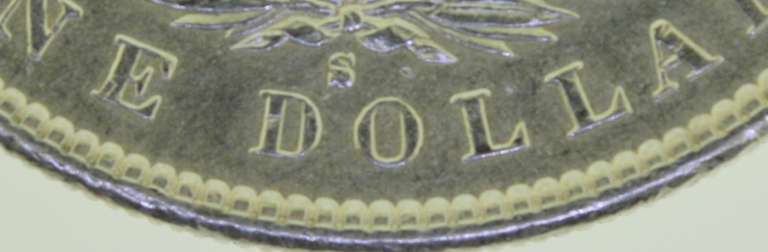 1891-S Morgan Silver Dollar $1 US Coin.