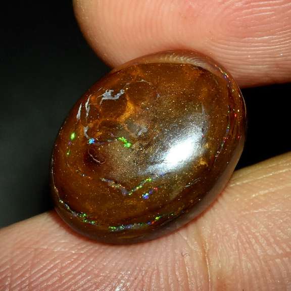 Stormy! 9.79ct untreated Queensland Boulder Opal