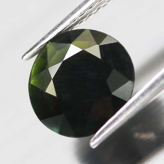 Top 2.92ct natural olive green Tourmaline solitaire