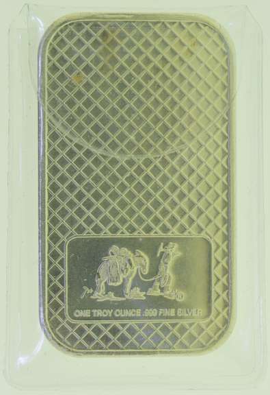 Eagle on Branch 1 Troy oz .999 Fine Silver Bar