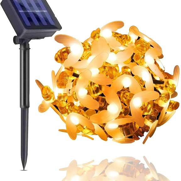 12m Solar LED String Christmas Blossom Lights Party