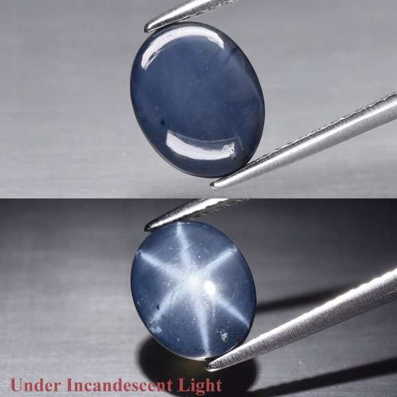Stunning 2.17ct cobalt blue Star Sapphire