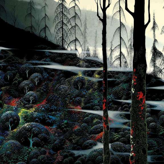 Dawns First Light limited edition by Eyvind Earle (1916-2000)
