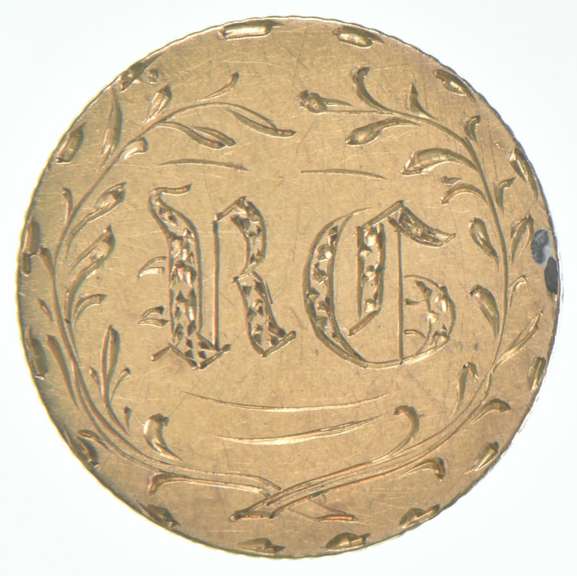 1851 $1 Gold Dollar Love Token R C G