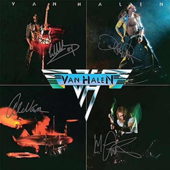 Van Halen Self-Titled Facsimile Signed Album LP