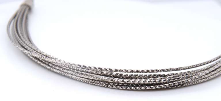Italian 925 Sterling Silver Multi Strand Bracelet