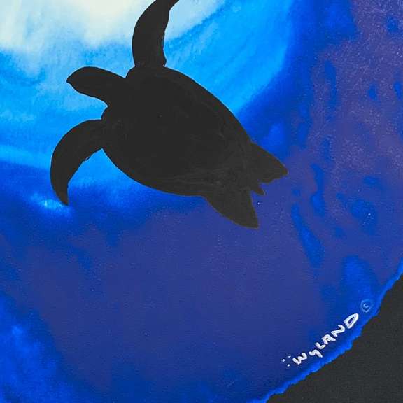 Heading for the surface by Wyland Original