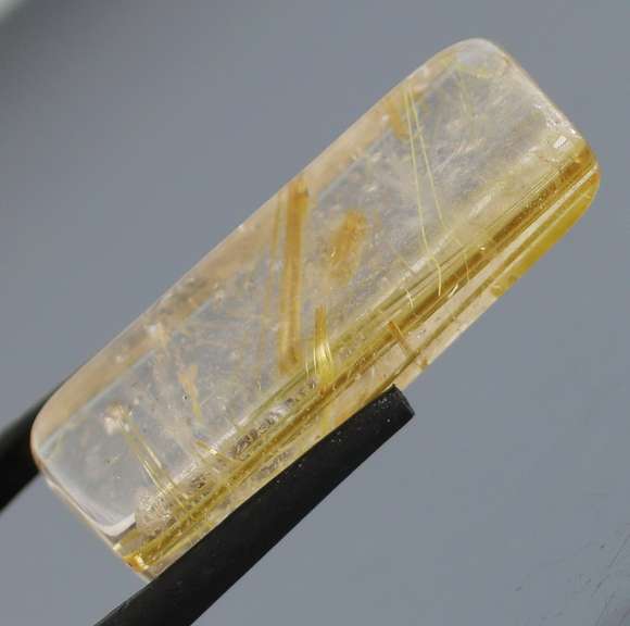 Captivating 28.33ct Titanium Rutilated Quartz