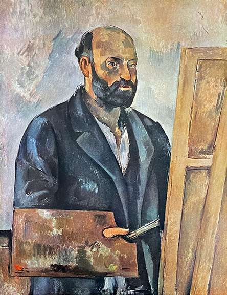 Paul Cezanne, Self Portrait with Palette