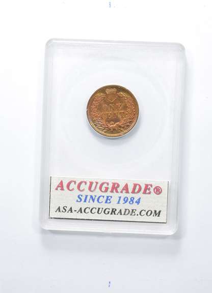 MS65 RD 1903 Indian Head Cent - Graded ACG
