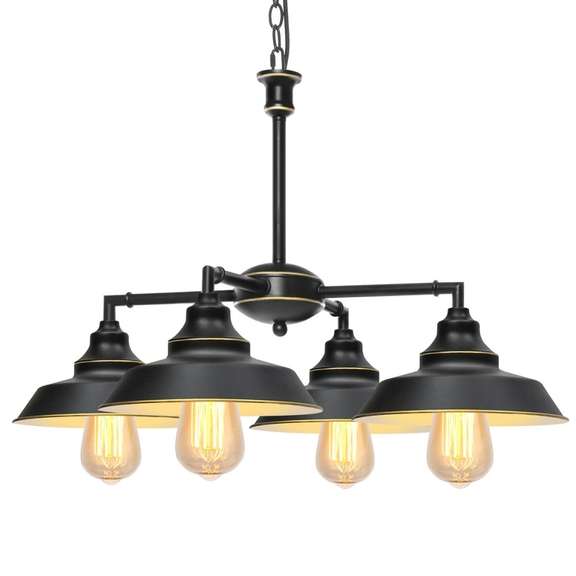 Industrial Metal Chandelier Pendant Light