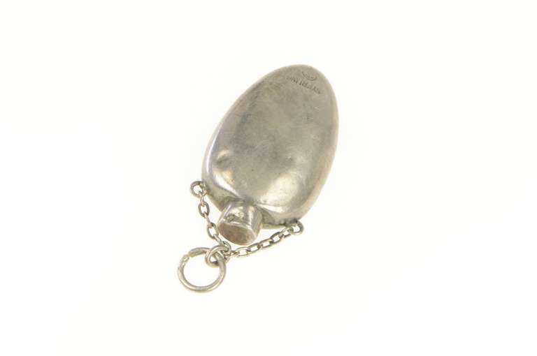 Sterling Silver Victorian 1916 M M B Monogram Teething Pendant