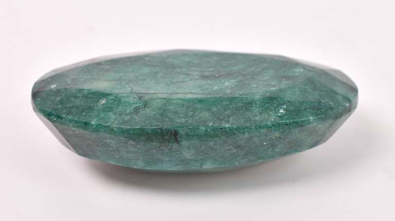 Lovely Large 220.70CTS Faceted Emerald Gemstone
