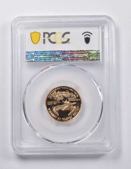 PR70 DCAM 2001-W $10 American Gold Eagle 1/4 Oz. .999 Fine Gold PCGS