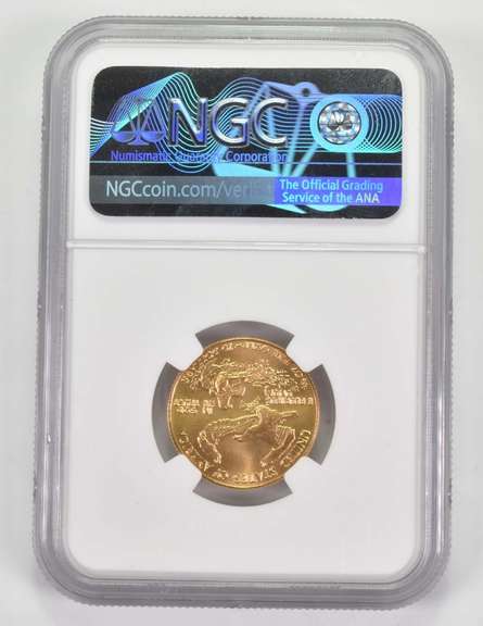 Mint Error MS69 1986 $10 American Gold Eagle OBV Struck Thru NGC
