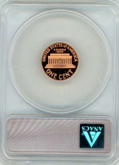 1994-S Lincoln Memorial Cent in ANACS PR70 DCAM