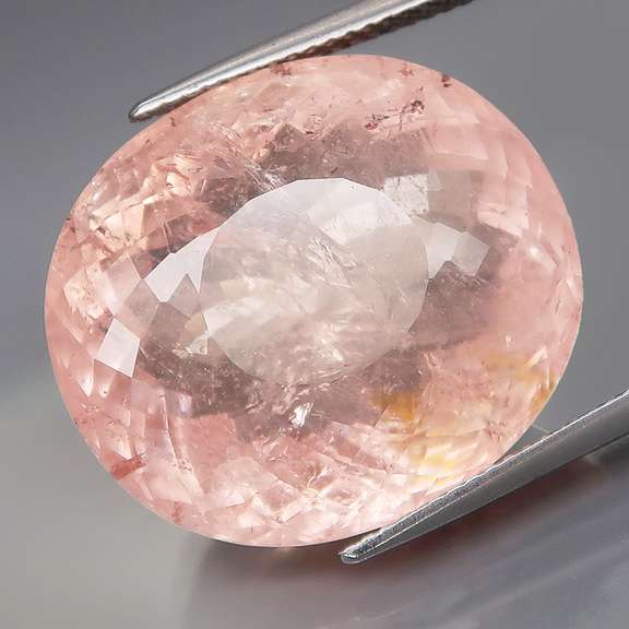 Huge! 34.90ct UNTREATED chantilly pink Morganite