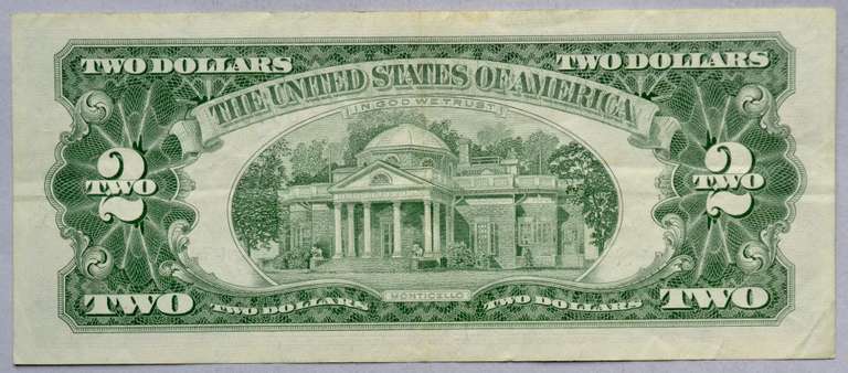 1963A Star Red Seal $2 US Note