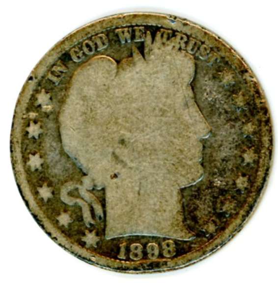 1898 Barber Silver Half Dollar