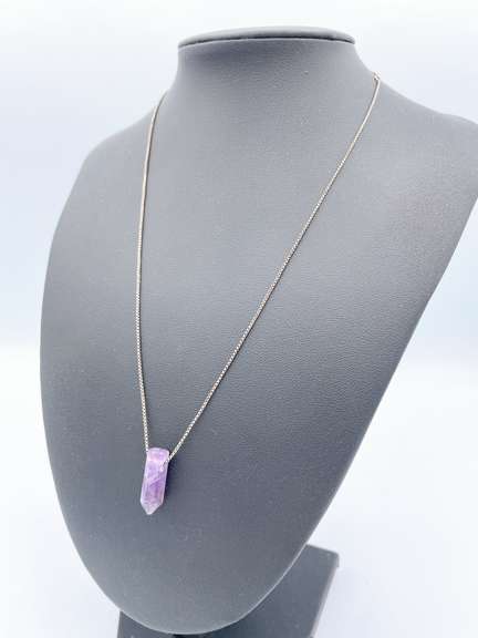 Alex and Ani Amethyst Necklace