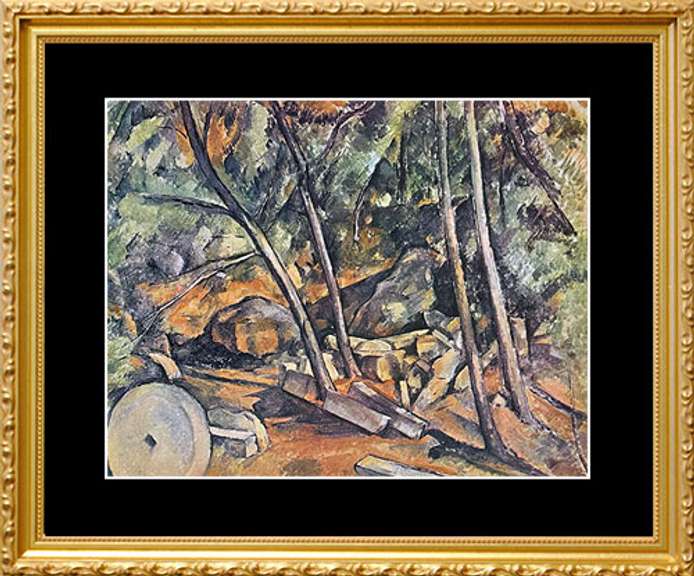 Paul Cezanne, Woods with Millstone