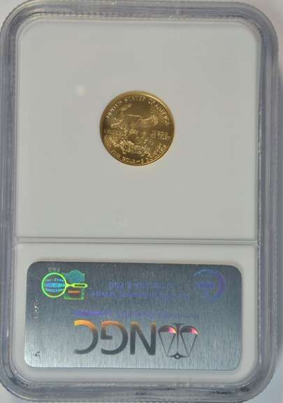 Better date perfect 2006 $5 Gold Eagle coin in NGC MS70