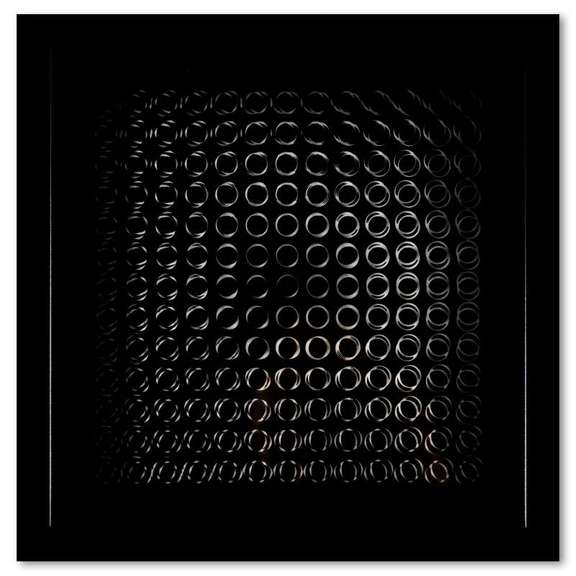 Trois Dimensions Optique de la serie Cinetiques by Vasarely (1908-1997)